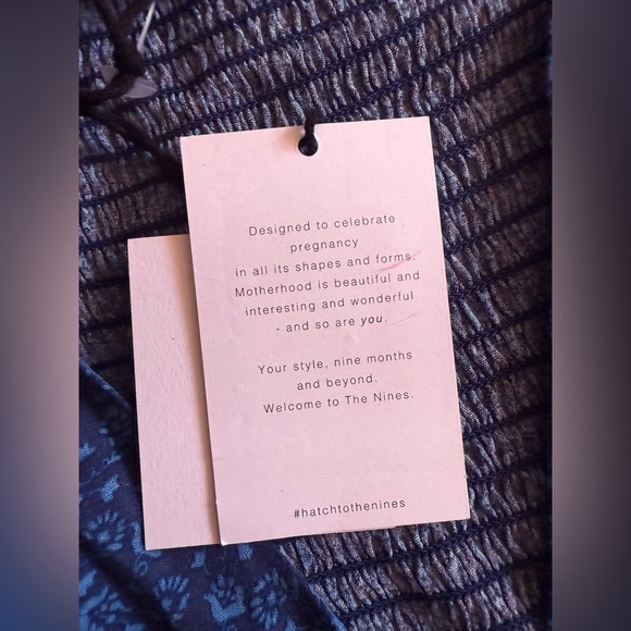 The Nines by HATCH Blue and Black Midi Dress - Picture 16 of 16